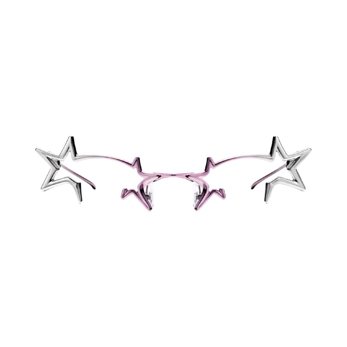 젠틀 몬스터 밀키웨이 02P 실버 렌즈리스(Gentle Monster Milky Way 02P Silver Lensless)