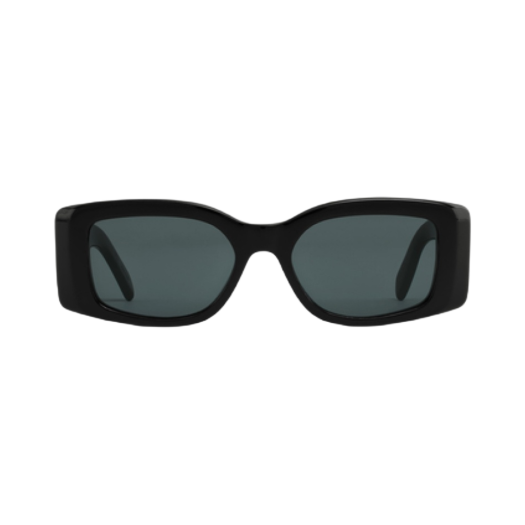 (W) Celine Triomphe XL 01 Sunglasses in Acetate Black