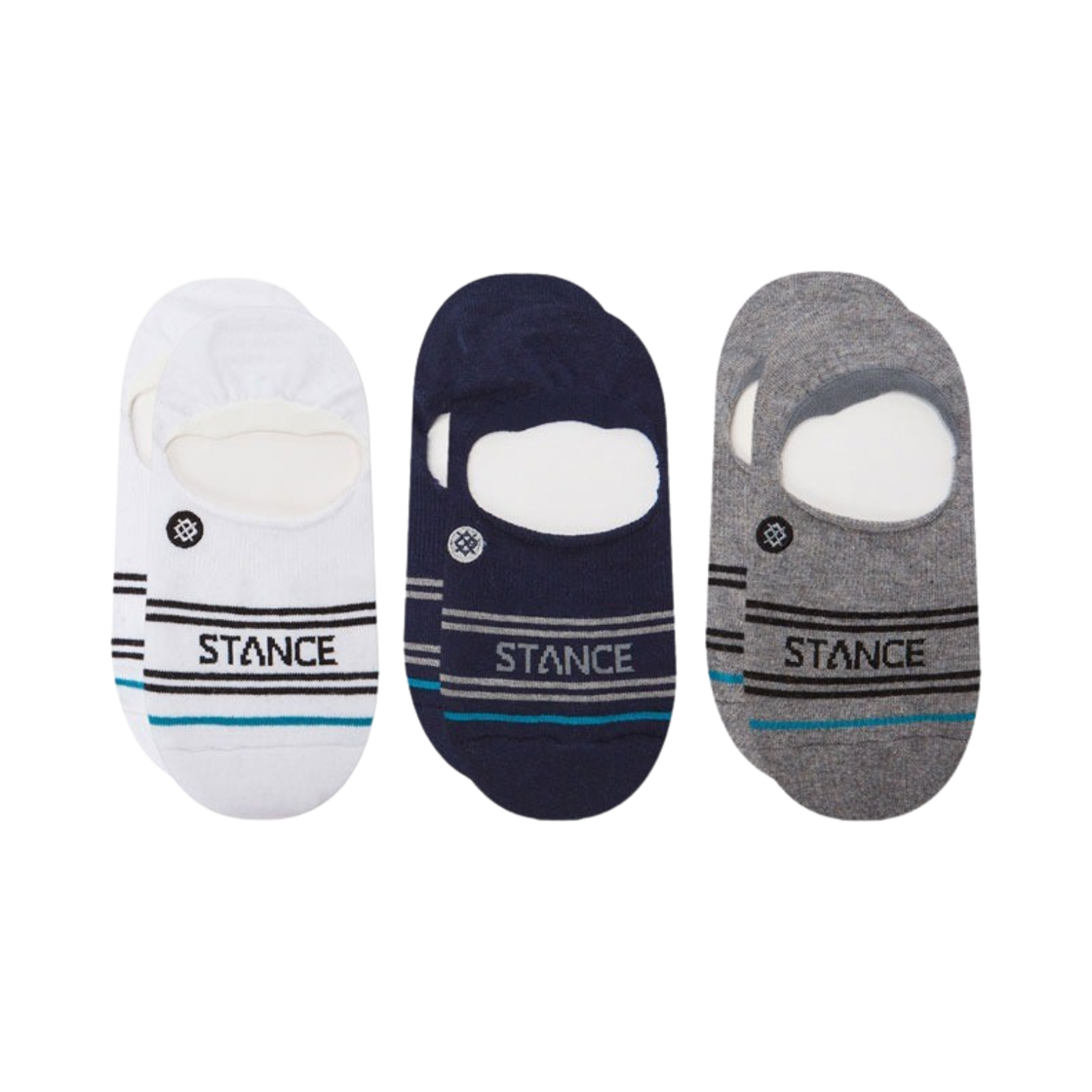 STC-A145D20SRO-NVY STANCE Basic 3 Pack No Show Navy