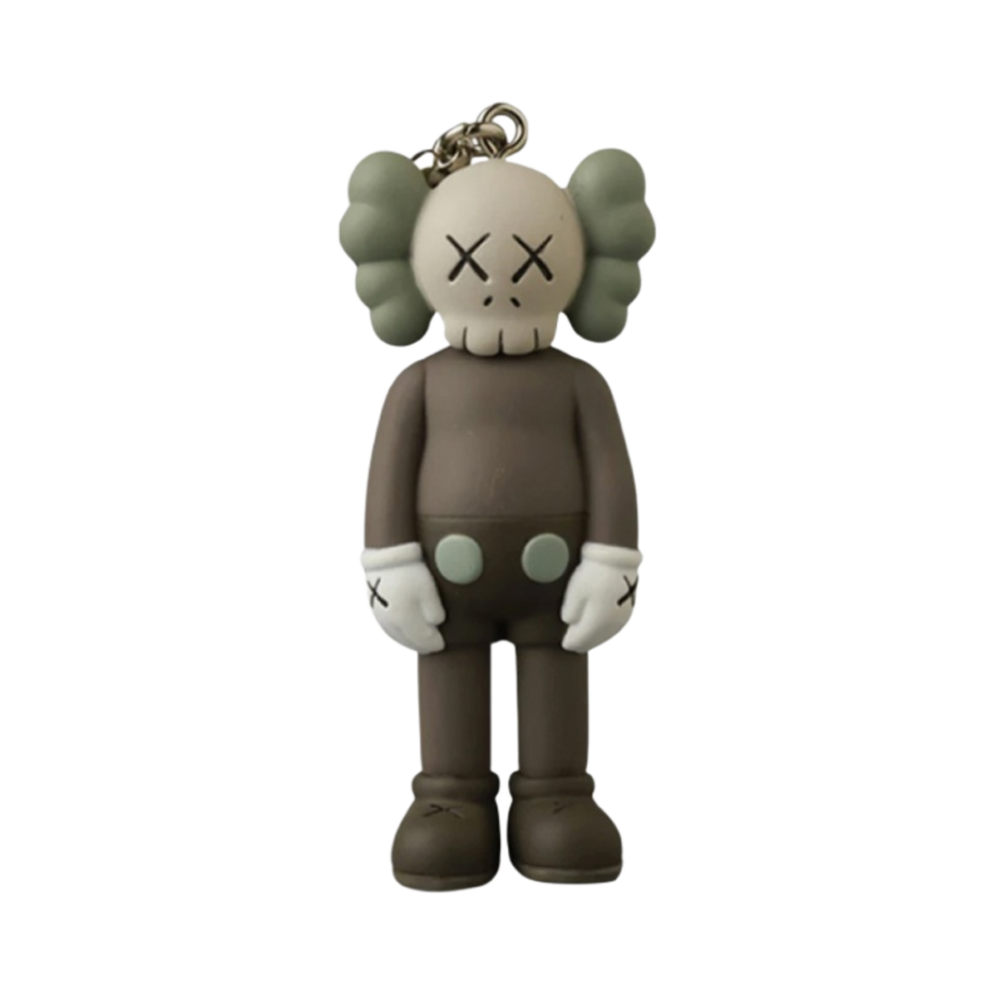 - Kaws Tokyo First Companion Keychain Brown