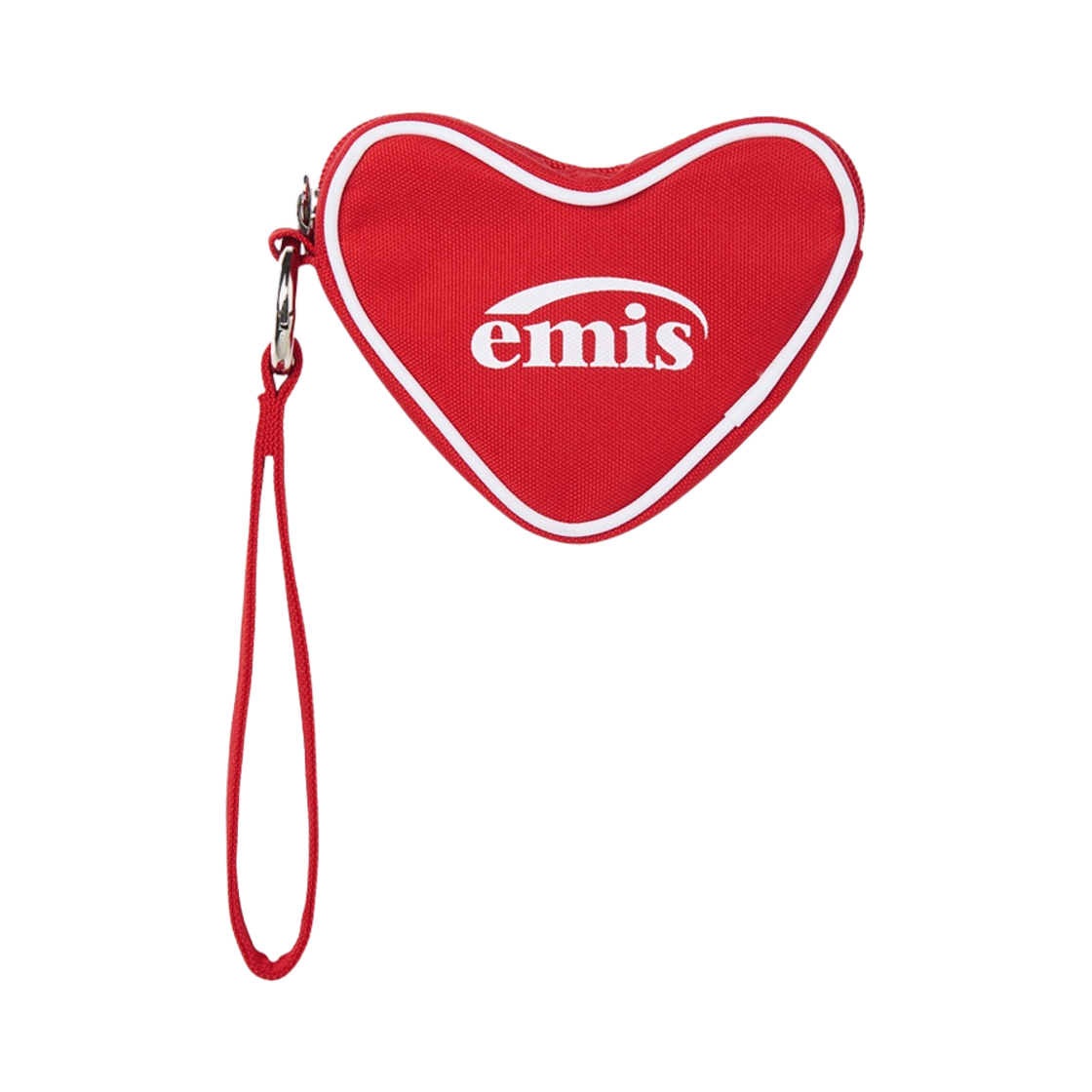 이미스 하트 키링 파우치 레드