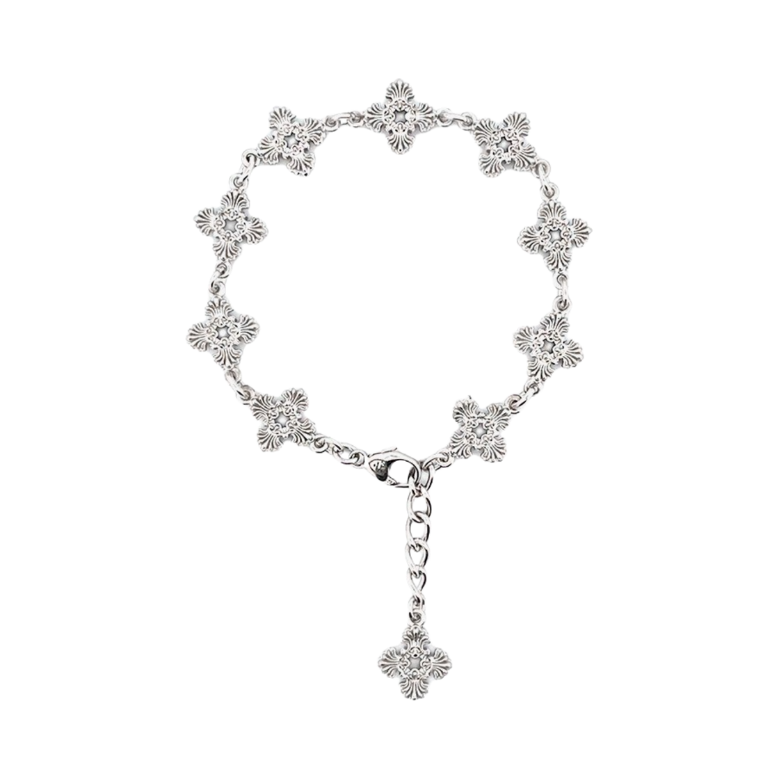 스쿠도 플라워 쉘 글로시 브레이슬릿 슬림 화이트(Scudo Flower Shell Glossy Bracelet Slim White)