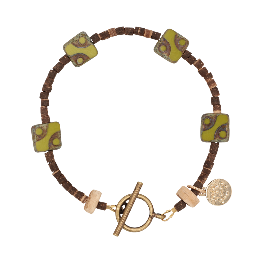 토우토우아카이브 4 스퀘어 8 서클 팔찌 그린 | TOWTOW.ARCHIVE