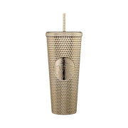 Starbucks 22 Holiday Studded Gold Cold Cup 710ml