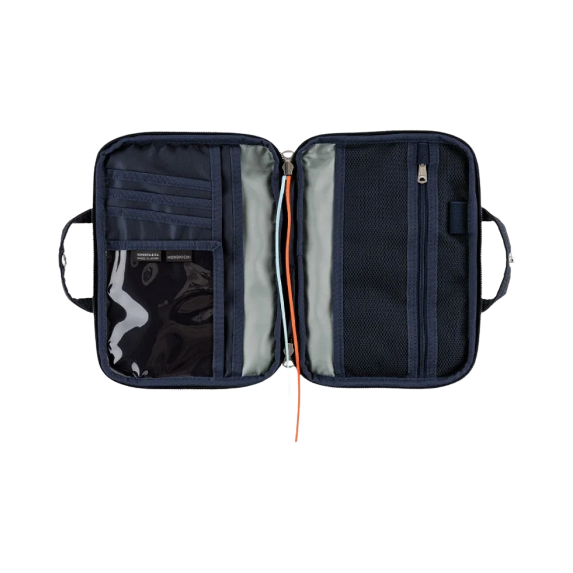 호보니치 테쵸 x 포터 스트롤 A5 커버 네이비 블랙(Hobonichi Techo x Porter Stroll A5 Cover Navy Black) - 3