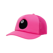 Stussy 8 Ball Trucker Cap Hot Pink