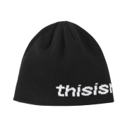 Thisisneverthat SP-Logo No Cuff Beanie Black