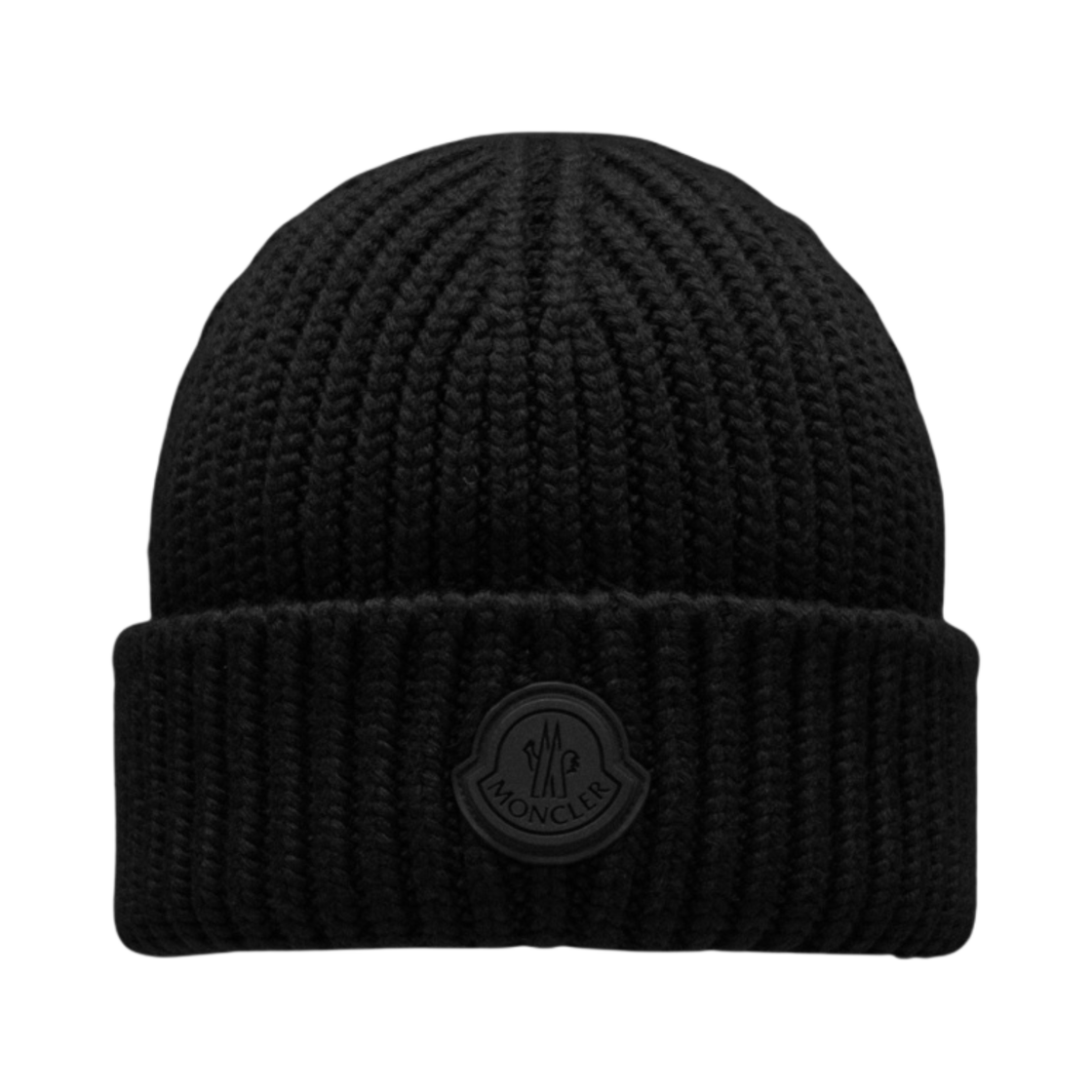 몽클레르 울 비니 블랙 - 22FW(Moncler Wool Beanie Black - 22FW) - 1