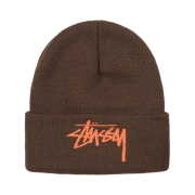 Stussy Big Stock Cuff Beanie Brown