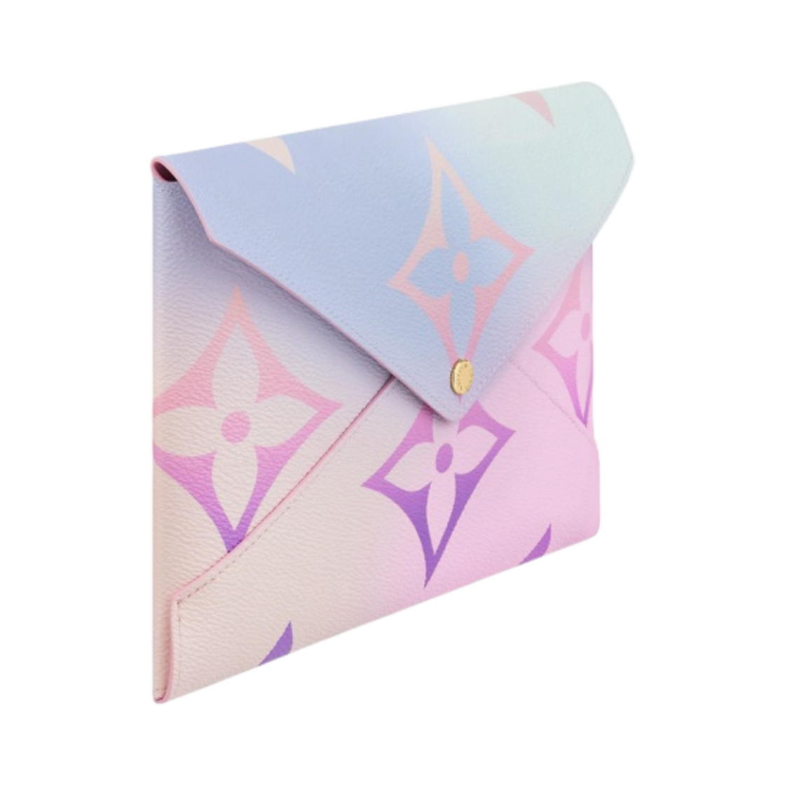 M81271 Louis Vuitton Monogram Kirigami Pochette Sunrise Pastel Midnight Fuchsia Sunset Khaki - #2
