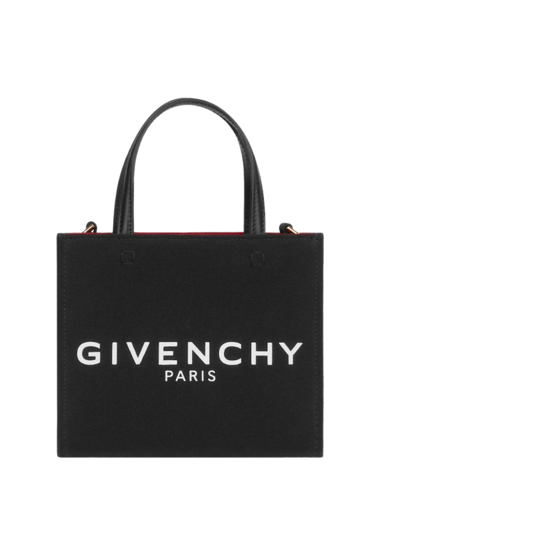 지방시 미니 G 캔버스 토트 쇼핑백 블랙(Givenchy Mini G Tote Shopping Bag in Canvas Black)