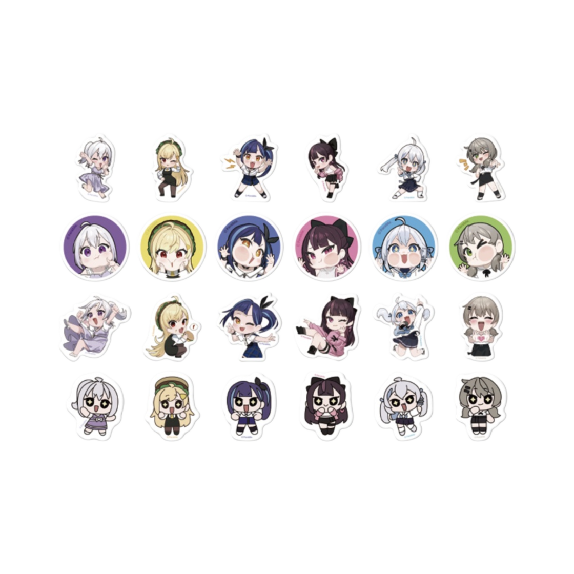 우왁굳 이세계 페스티벌 스티커 세트(Woowakgood Isegye Festival Sticker Set)