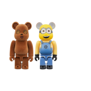 Bearbrick Despicable Me Tim & Bob 2 Pack 100%