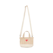 Human Made Heavy Canvas Mini Shoulder Tote White