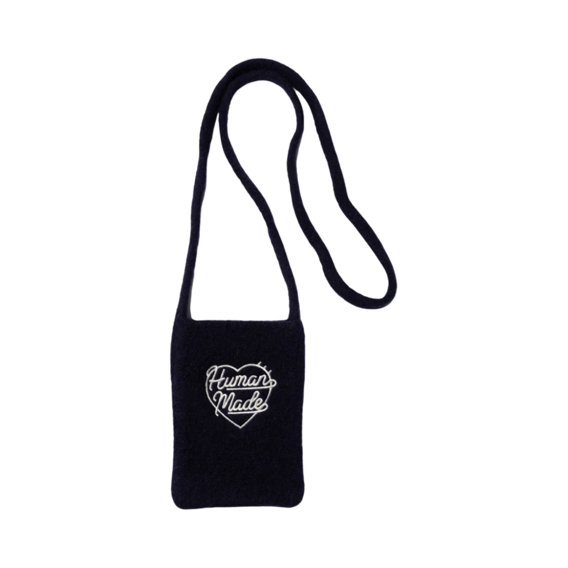 휴먼 메이드 니트 미니 숄더백 네이비