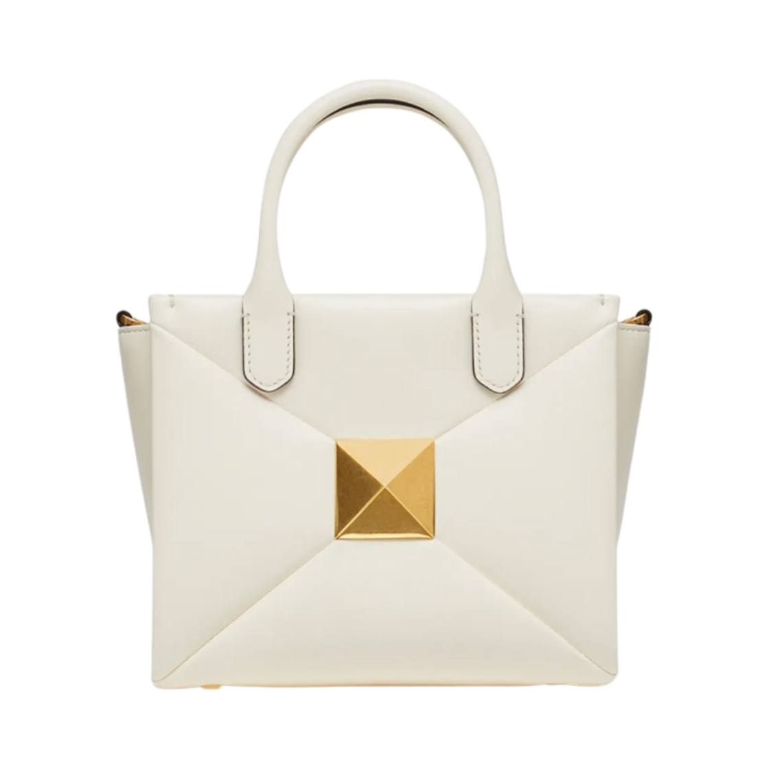 발렌티노 스몰 나파 레더 원 스터드 탑 핸들백 아이보리(Valentino Small Nappa Leather One Stud Top Handle Bag Ivory) - 3