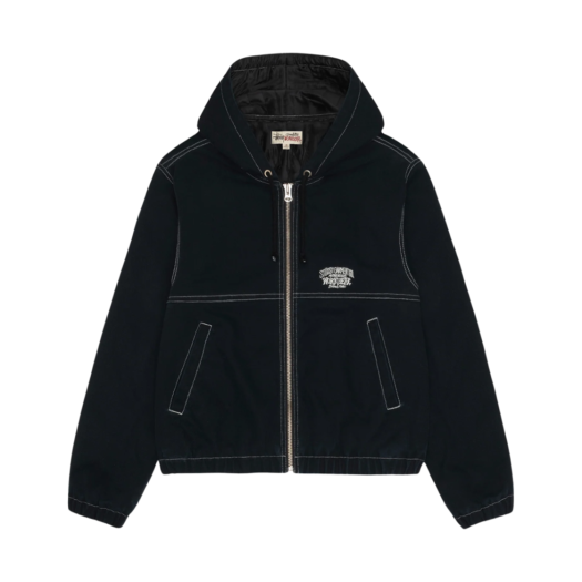 스투시 서프맨 스타디움 자켓 블랙 | Stussy | KREAM