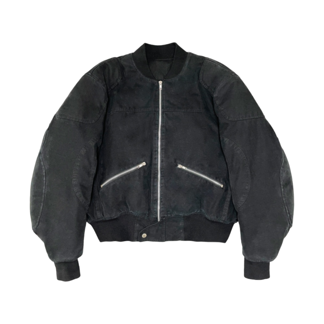그레일즈 익스클루시브 바이커 봄버 자켓 페이드 블랙(Grailz Exclusive Biker Bomber Jacket Fade Black)