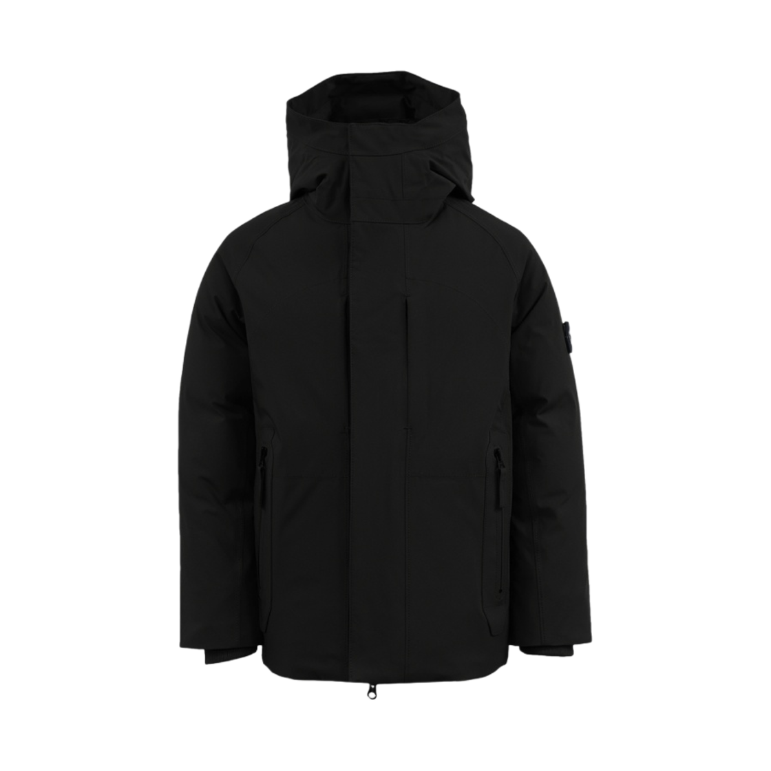 791640434-V0029 (Kids) Stone Island 40434 Soft Shell-R E.Dye Technology Hooded Down Jacket Black - 23FW