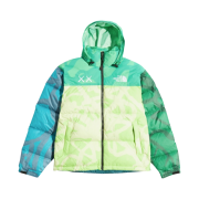 The North Face x Kaws 1996 Nuptse Jacket Safety Green