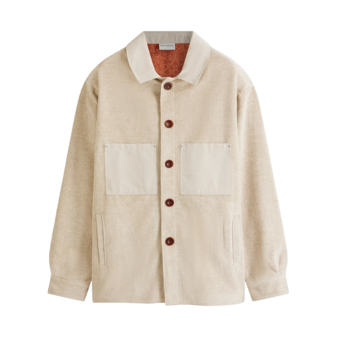 드롤 드 무슈 코듀로이 라 슈르슈미즈 크림(Drole de Monsieur Corduroy La Surchemise Cream)