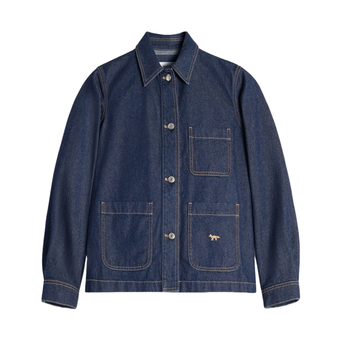 OW02136WW0081-P470 (W) Maison Kitsune Workwear Jacket Indigo