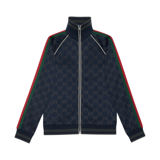 GUCCI アウター 黒ブラック トラックジャケット イタリア製 GGチャーム GUCCI アウター 黒ブラック トラックジャケット イタリア製 GG