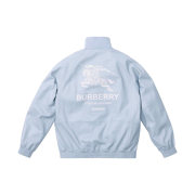 Supreme x Burberry Leather Track Jacket Pastel Blue - 22SS