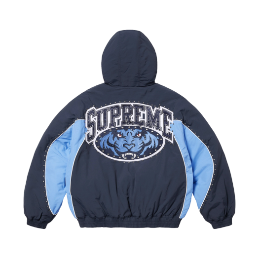 Supreme Studded Stadium Jacket Navy - 25SS