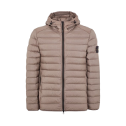 Stone Island 40124 Loom Woven Chambers R-Nylon Down-TC Light Hooded Down Jacket Dove Gray - 24SS