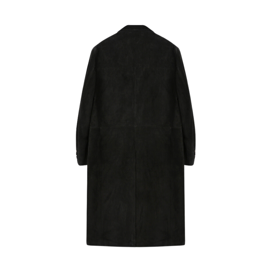 토니웩 스웨이드 싱글 브레스티드 코트 블랙(Tonywack Suede Single-Breasted Coat Black) - 2