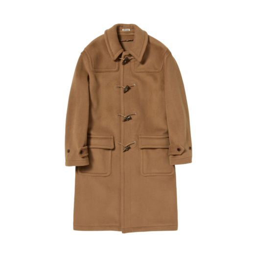 ジャケット・アウター AURALEE WOOL HERRINBONE PILE DUFFLE COAT AURALEE A22AC01WH WOOL HERRINBONE PILE DUFFLE COAT
