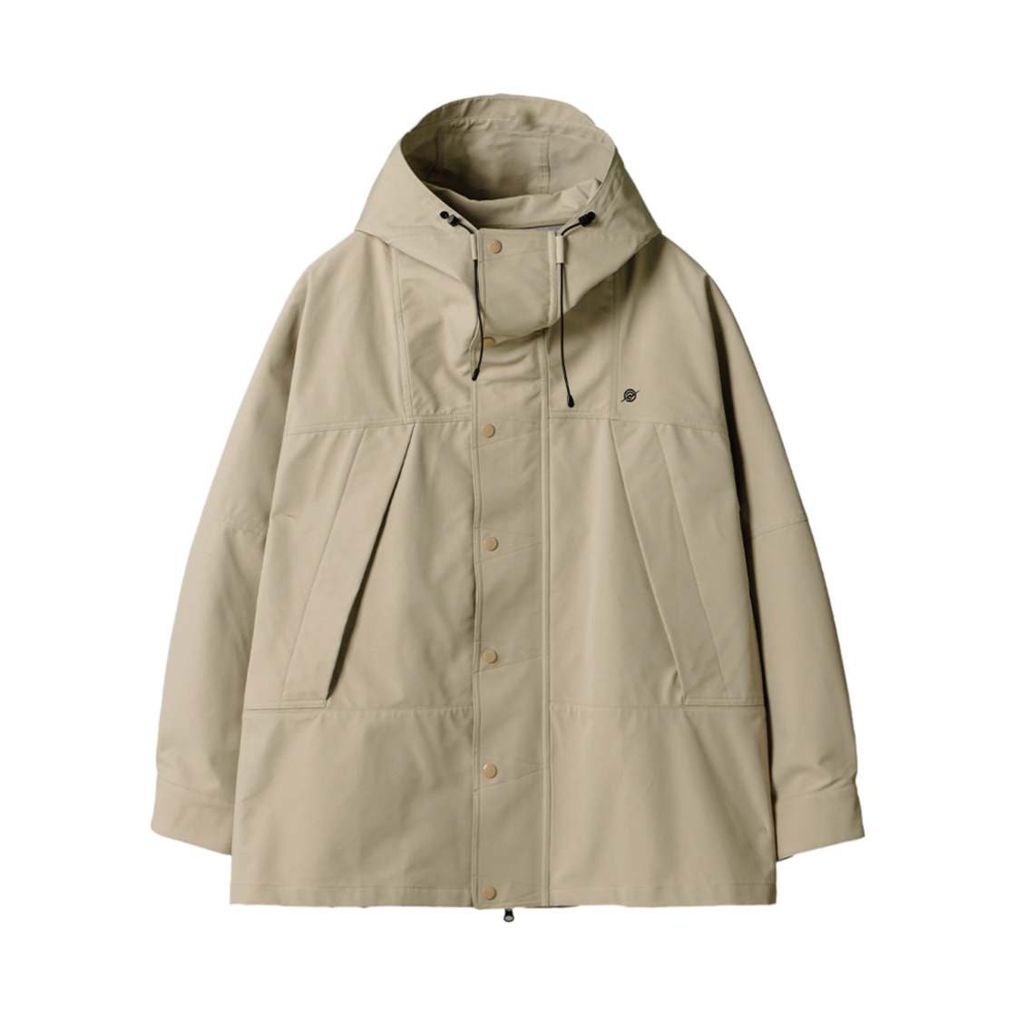 KA3JK1055M_BEIGE KALA PATTHAR 3 Layer Hard Shell Long-Jacket Beige