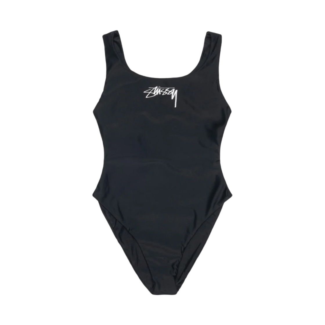 스투시 서프 스탁 원피스 스윔수트 블랙(Stussy Surf Stock One Piece Swimsuit Black)