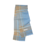 Acne Studios Checked Muffler Light Blue Beige