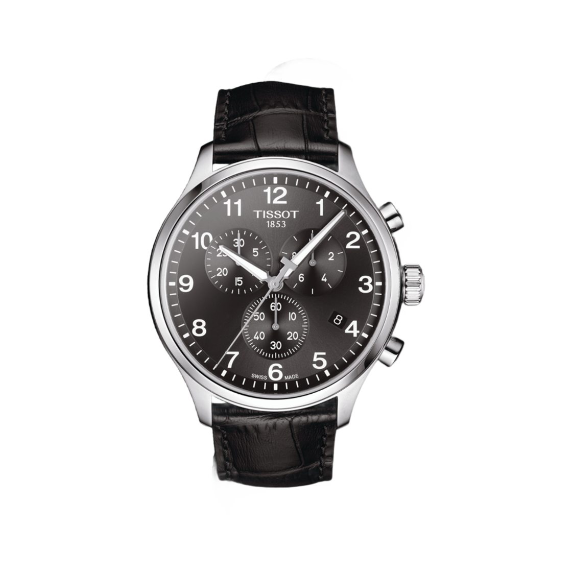 T1166171605700 Tissot Chrono XL Classic 45mm Leather Black