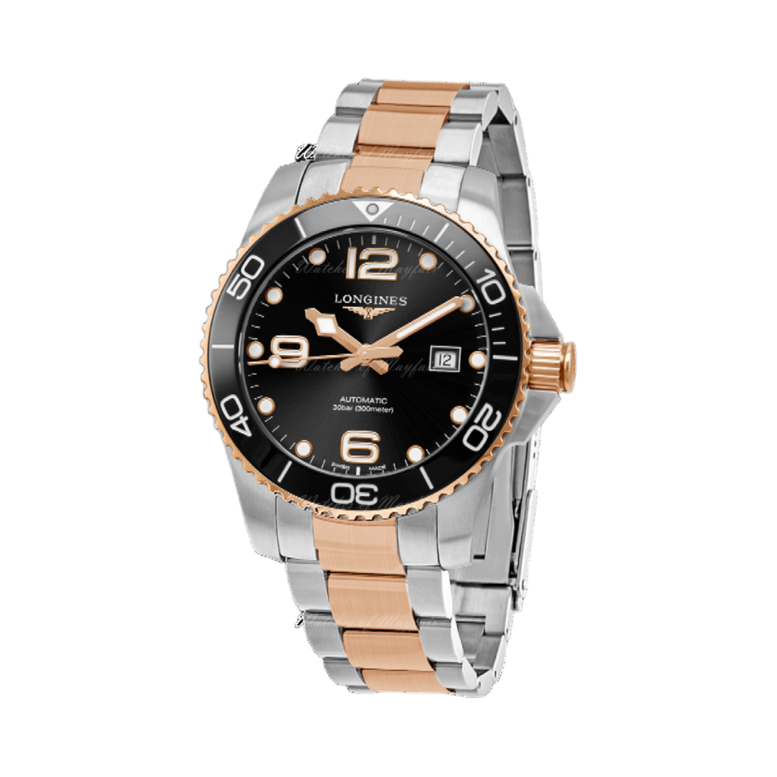 론진 하이드로콘퀘스트 오토매틱 41mm 스테인리스 스틸 세라믹 블랙(Longines Hydroconquest Automatic 41mm Stainless Steel Ceramic Black) - 2