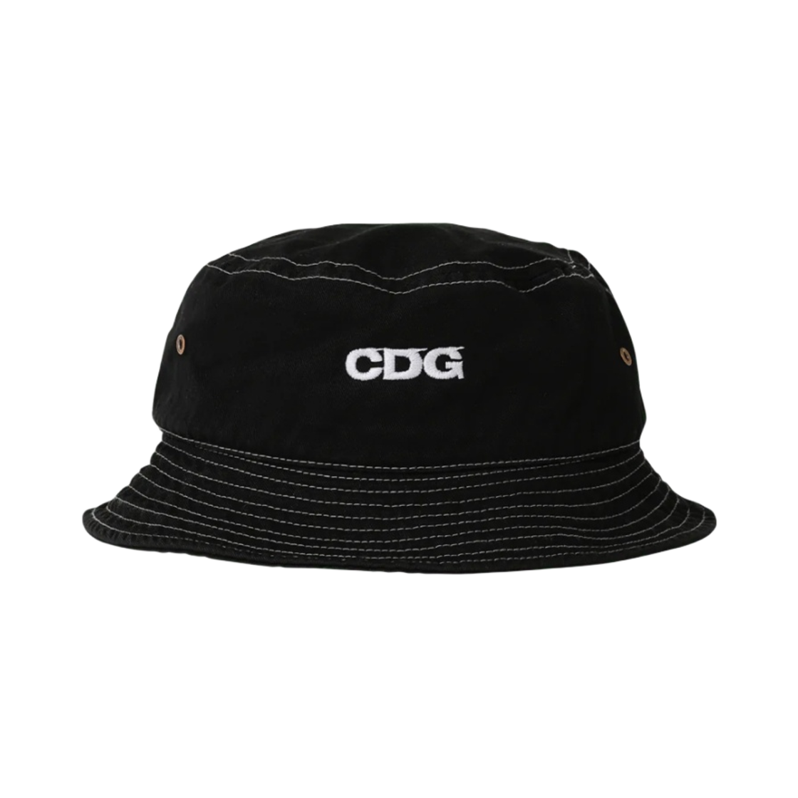 SZ-K606-051-1 CDG Garment Dyed Hat Black