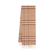 Burberry Classic Check Cashmere Muffler Mid Camel