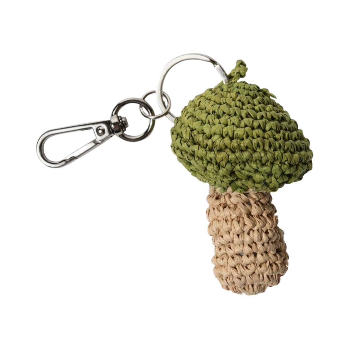 스투시 머쉬룸 라피아 키체인