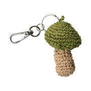 Stussy Mushroom Raffia Keychain