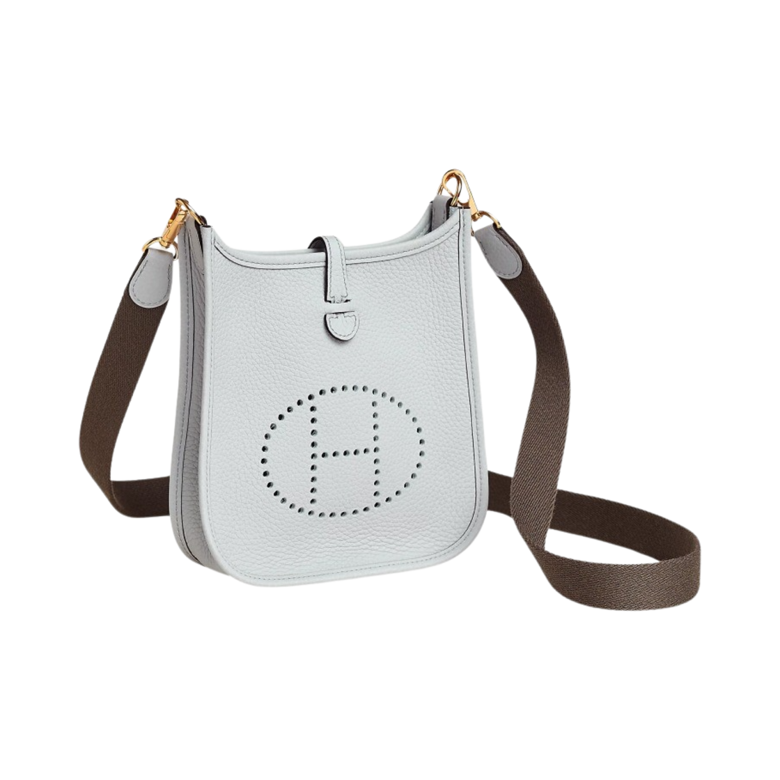 에르메스 에블린 16 아마존 백 클레망스 & 골드 하드웨어 블루 빨 그리 에땅(Hermes Evelyne 16 Amazone Bag Clemence & Gold Bleu Pale Gris Etain) - 2