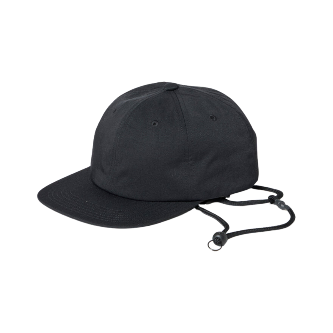 다이와 피어39 테크 6 패널 캡 트윌 블랙(Daiwa Pier39 Tech 6 Panel Cap Twill Black)