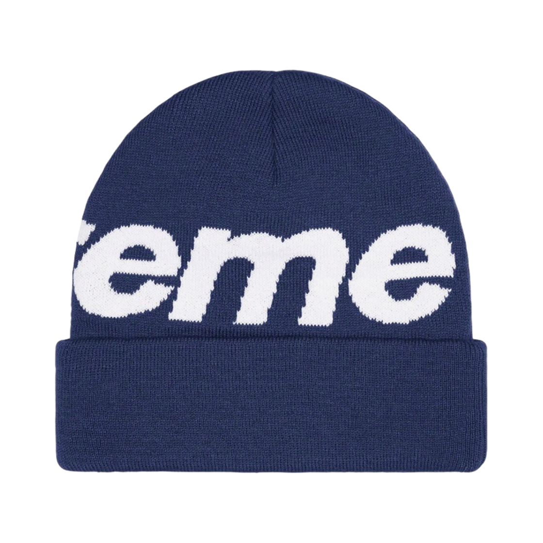 슈프림 빅 로고 비니 네이비(Supreme Big Logo Beanie Navy) - 2