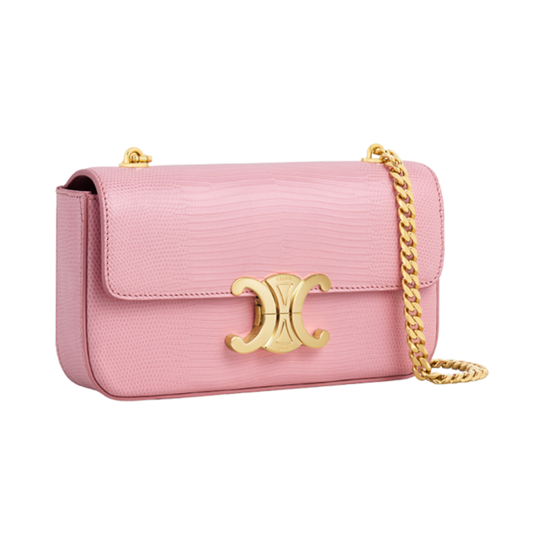 셀린느 체인 숄더백 클로드 리자드 로즈(Celine Chain Shoulder Bag Claude in Lizard Rose) - 2