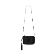 Saint Laurent Lou Camera Bag in Quilted Leather Black