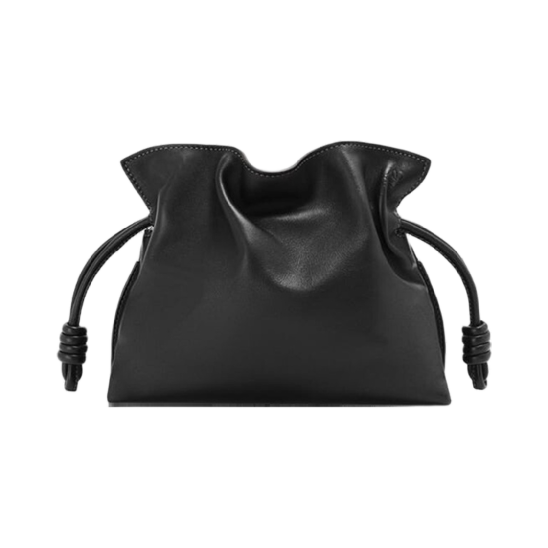 로에베 미니 플라멘코 클러치 인 나파 카프스킨 블랙(Loewe Mini Flamenco Clutch In Nappa Calfskin Black) - 1