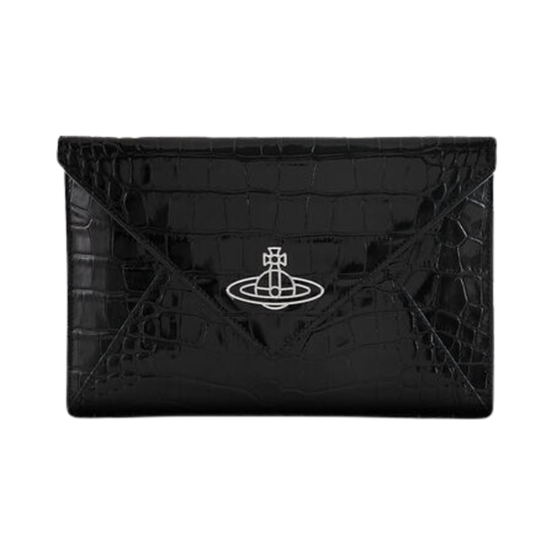 비비안 웨스트우드 크로커다일 엔벨로프 클러치 블랙(Vivienne Westwood Crocodile Envelope Clutch Black) - 1