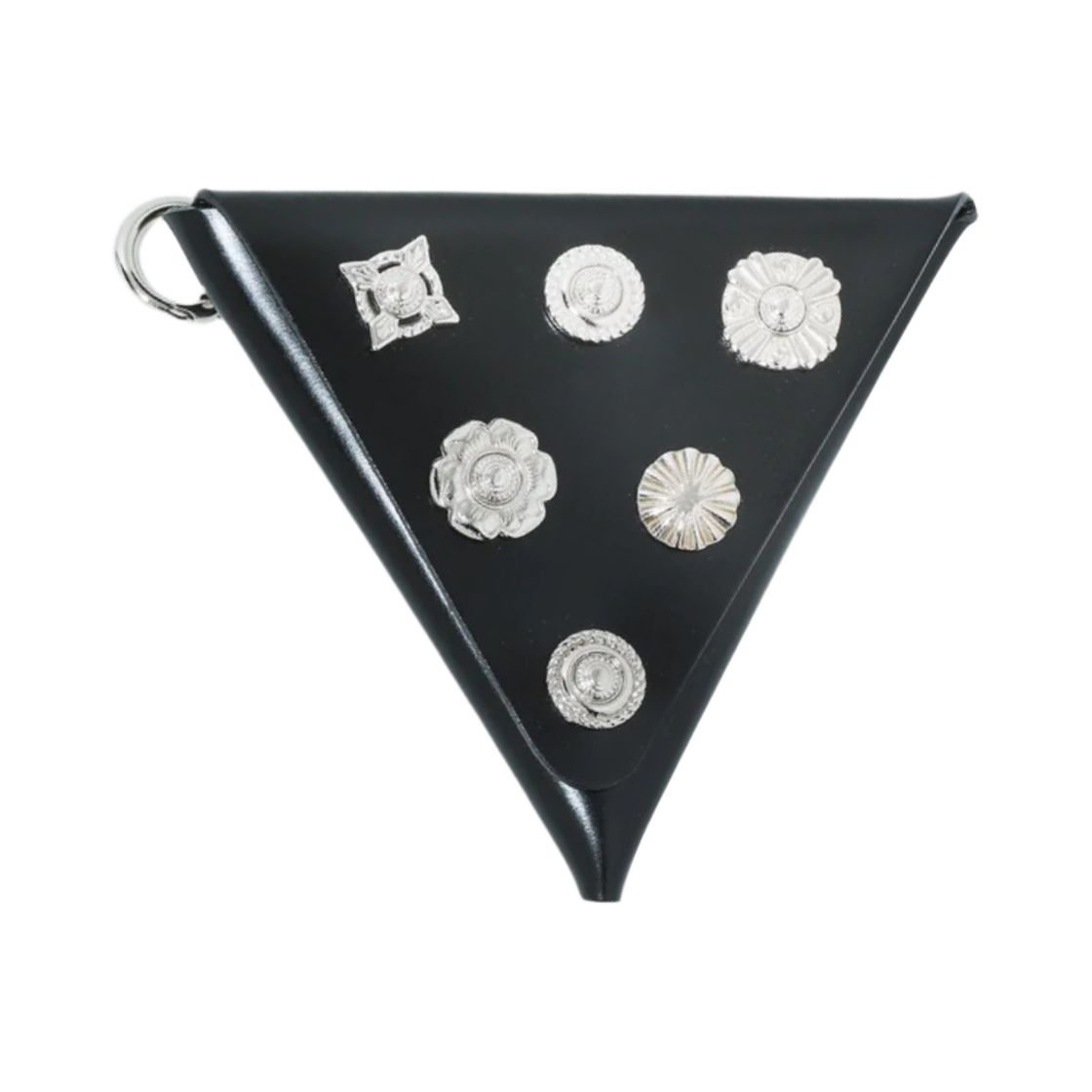 토가 아카이브스 레더 트라이앵글 파우치 블랙(Toga Archives Leather Triangle Pouch Black)