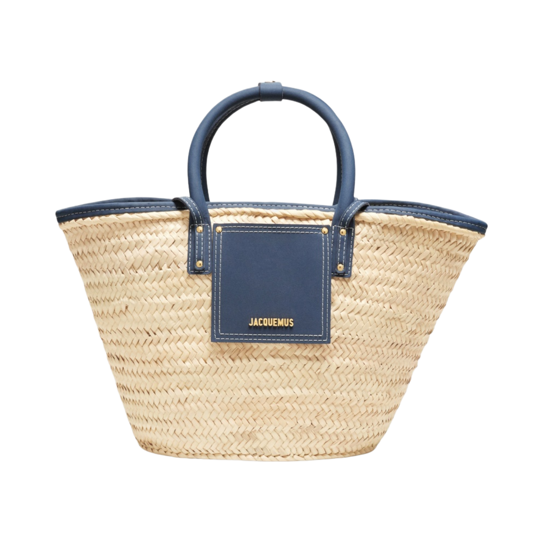 자크뮈스 르 파니에 솔리 비치 바스켓 백 다크 네이비(Jacquemus Le Panier Soli Beach Basket Bag Dark Navy) - 1